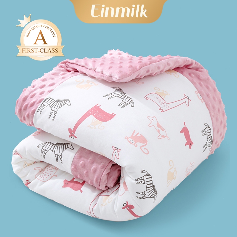 [Einmilk] 140*110ซม. ผ้าห่มเด็กทารก ผ้าห่มแอร์