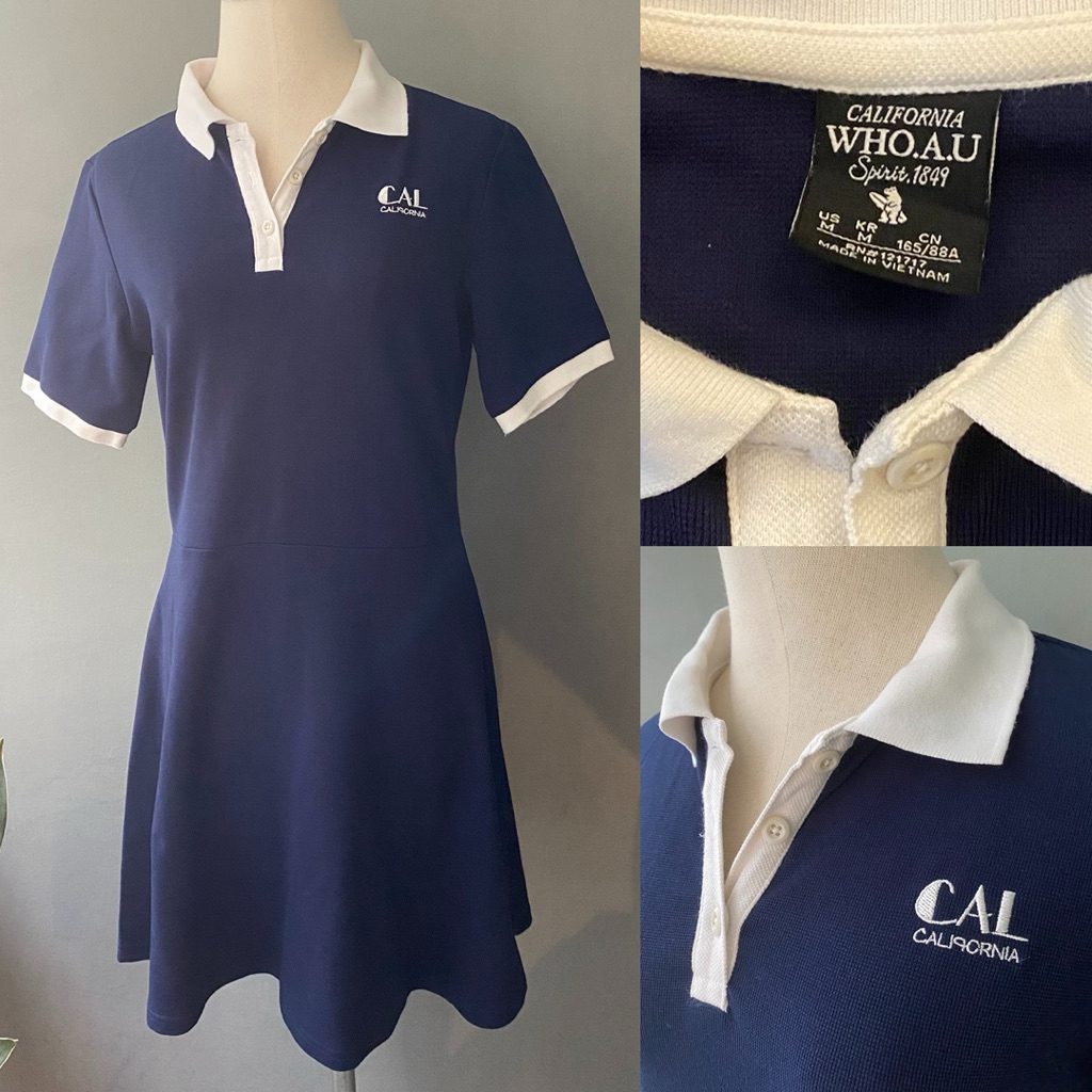 USED Who.A.U. polo dress สภาพดี