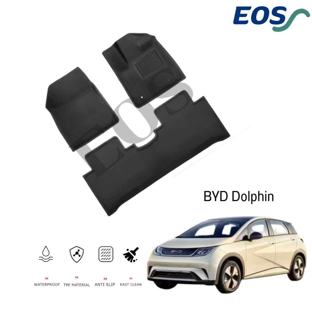 EOS 3D Mats [BYD]  พรมปูพื้นรถยนต์ DOLPHIN 2023 - 2028