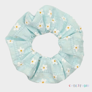 cute.studio•Sweet Daisy ยางมัดผม ผ้าคอตตอนฉลุ ปั๊มลายดอกเดซี…