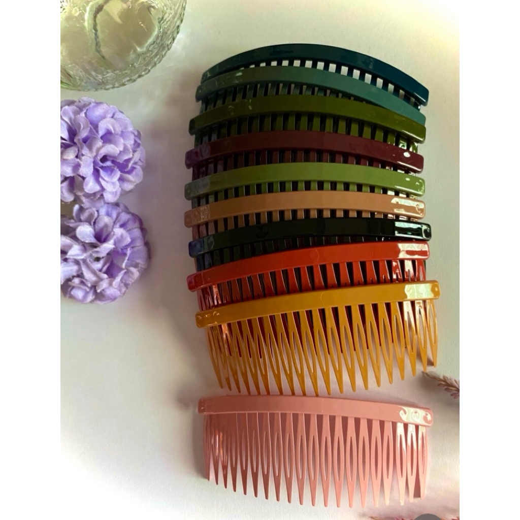 หวีสับ 9-10 Cm รุ่นผมกลาง 1 ชิ้น))สำหรับสับผม เสียบผมด้านหน้า เสียบอ่านหนังสือ ใช้ง่าย คุณภาพดี