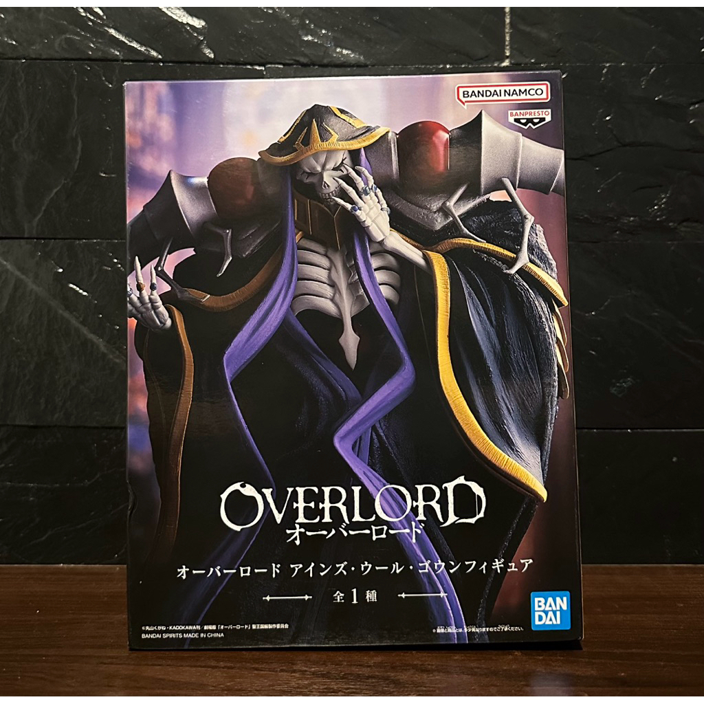 (ลิขสิทธิ์แท้💯%) ไอนซ์ อูล โกน Ainz Ooal Gown โอเวอร์ลอร์ด Overlord - Banpresto Figure