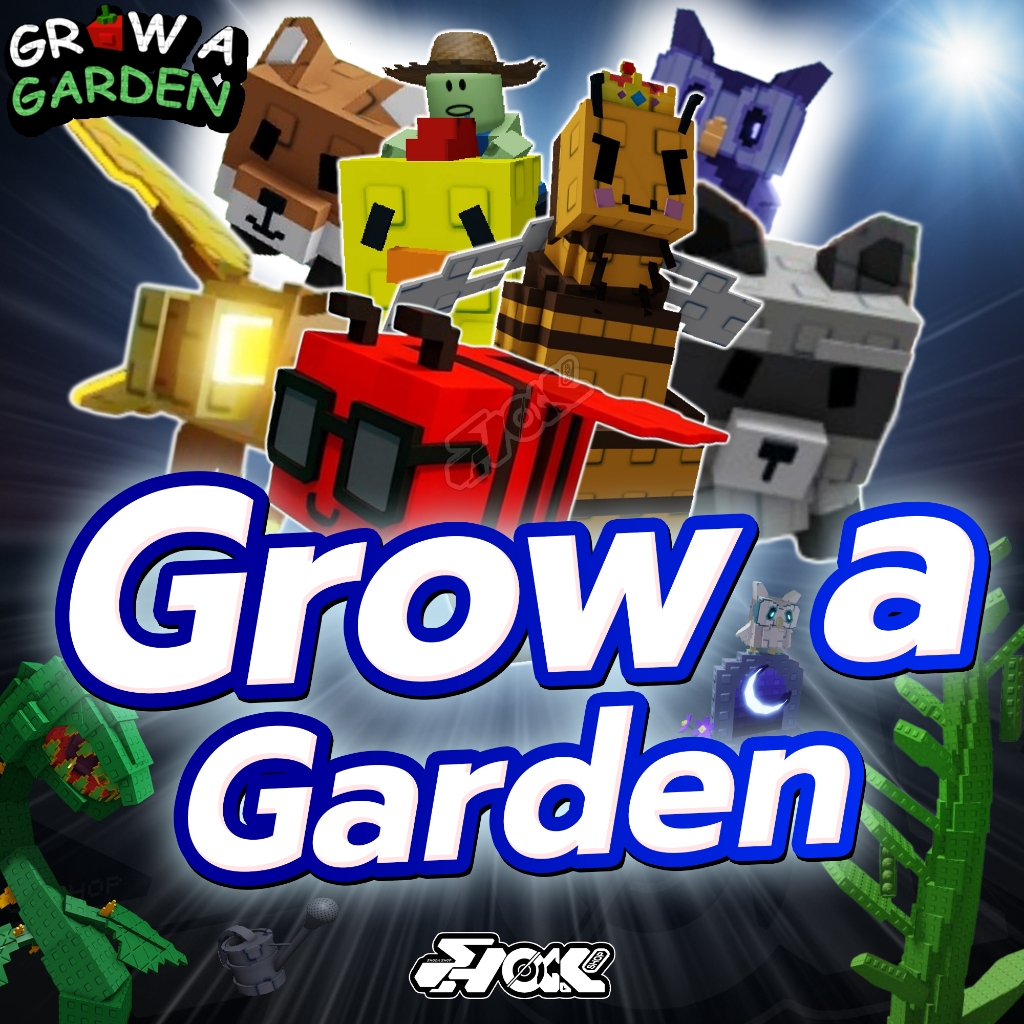 การ์ดเกม ไก่สัตว์เลี้ยง/รวมของต่างๆ  แมพ Grow a Garden การ์ดสวยภาพคมชัด