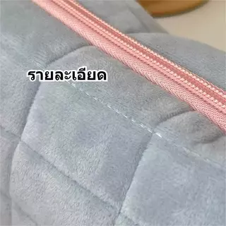 ins คลายความดัน หมอน กระเป๋าเครื่องสำอาง น่ารัก อ่อนนุ่ม ความจุขนาดใหญ่ แบบพกพา แพ็กเกจเก็บของ