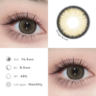 Midroo 【0°~-600°】contect lens🗻Mirage&FOG🌫คู่คอนแทคเลนส์สี1 คู่ คอลแทคเลนส์-14.0/14.5mm