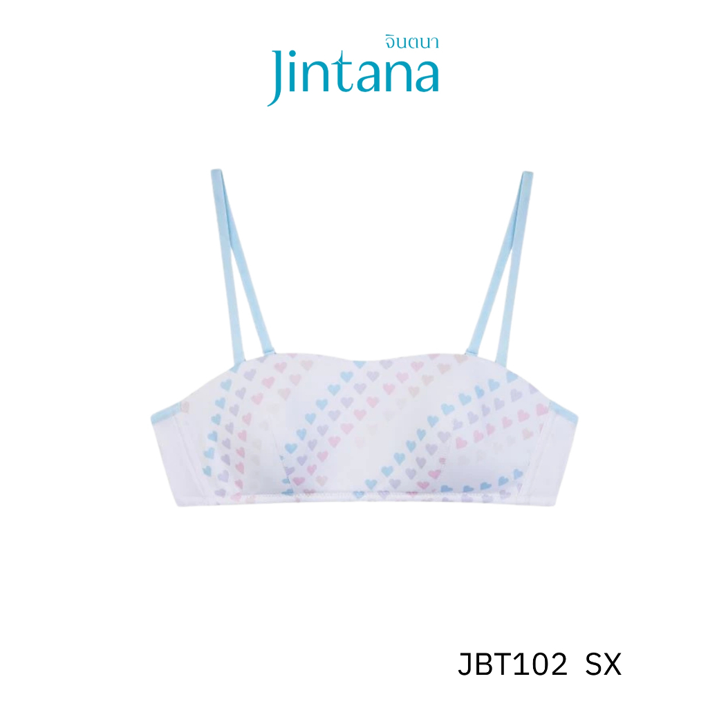 Jintana เสื้อชั้นในวัยรุ่น รุ่น Fresh รหัส JBT102 บราไร้โครง ใส่กระชับ เสื้อในไม่มีโครง นุ่มสบาย