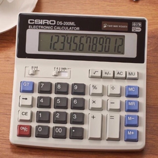 ลดราคา!!! เครื่องคิดเลขตั้งโต๊ะ ขนาดใหญ่ 12 หลัก รุ่น DS-200…