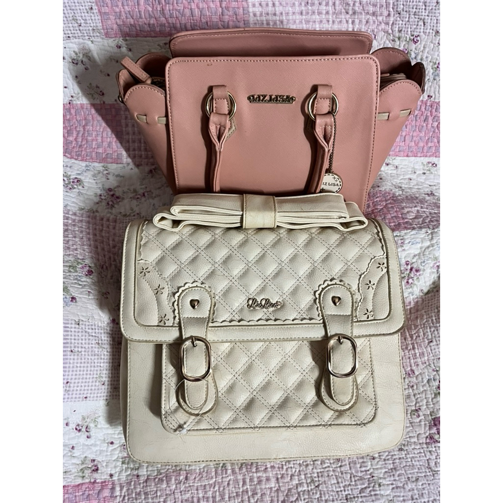 ୨୧ ꒰ LizLisa bags *used* ꒱ ୨୧ กระเป๋าแบรนด์ลิซลิซ่างานญี่ปุ่น มือสอง🎀