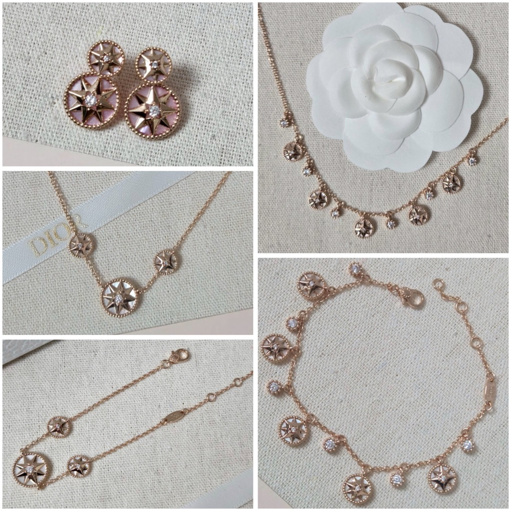 สร้อยคอ+สร้อยข้อมือ+ต่างหูดิ งานสวย งานคุณภาพVIP ปั๊มแบรนด์ครบ งานเทียบงานสวยเป๊ะ ส่งจากไทย🇹🇭