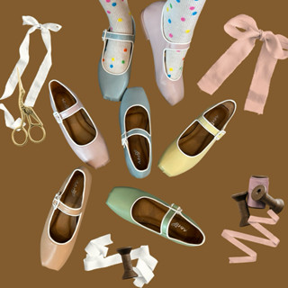 Pastel Gals รองเท้าแมรี่เจน สีพาสเทล