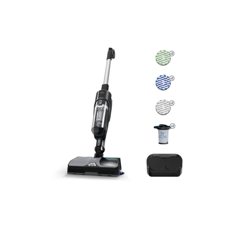 [สินค้าใหม่] Tefal เครื่องดูดฝุ่นไร้สาย X-COMBO ESSENTIAL FLOOR รุ่น GF3039KO เครื่องดูดฝุ่นและถูพื้
