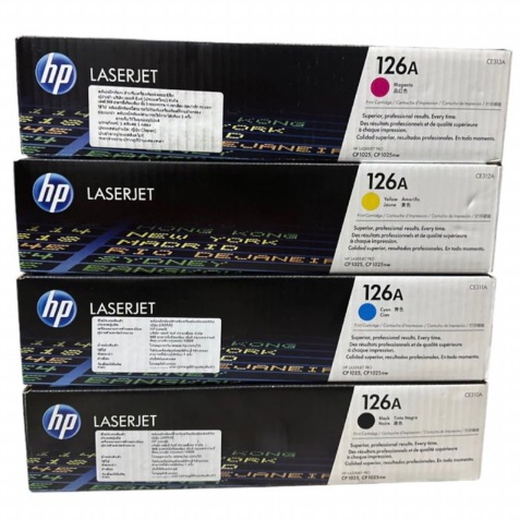 ็HP Toner 126 Bk C M Y (CE310 CE311 CE312 CE 313) ของแท้เเน่นอน