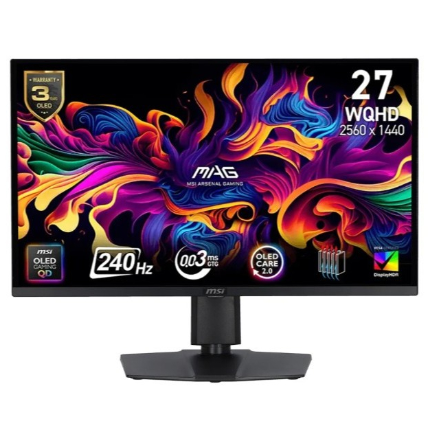 MSI MAG 273QP QD-OLED X24 26.5" MONITOR