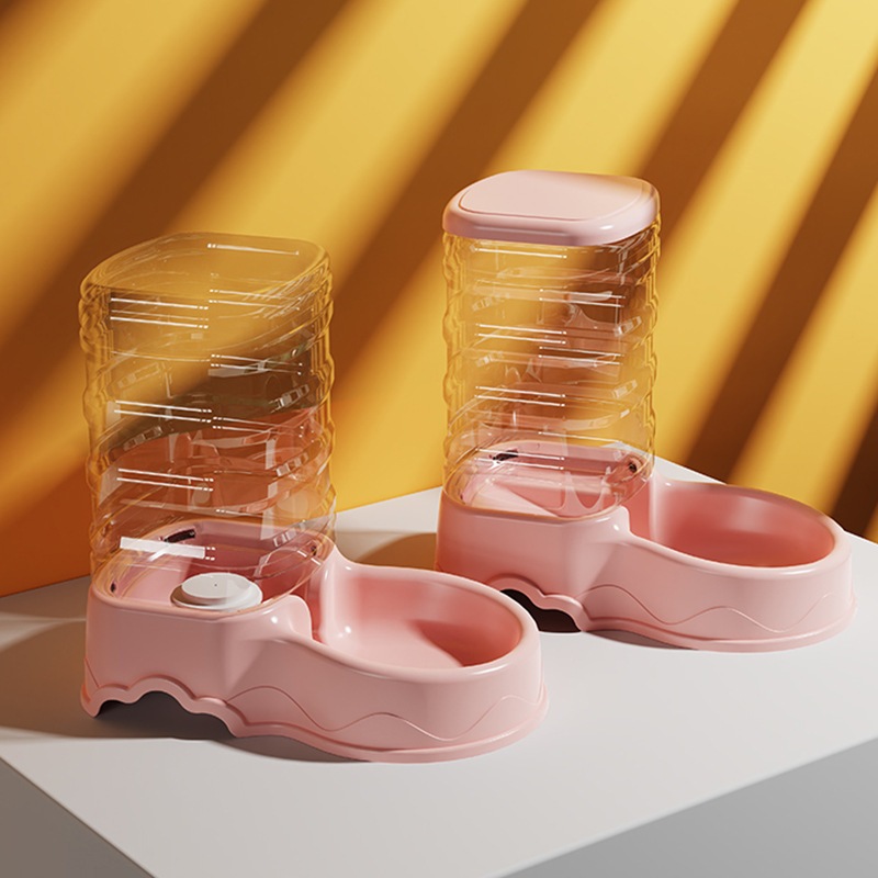 เครื่องให้อาหารแมวอัตโนมัติ เครื่องให้น้ำและอาหารสุนัขอัตโนมัติ ขนาดใหญ่ 3.8 ลิตร มีให้เลือก 3 สี - รูปที่ 7