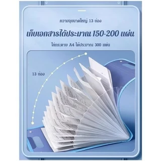 แฟ้มใส่เอกสาร 🗂️ แบบกระเป๋า มีหูหิ้ว 💼 ดีไซน์ทันสมัย ความจุสูง แยกเก็บเอกสารเป็นสัดส่วน 📄