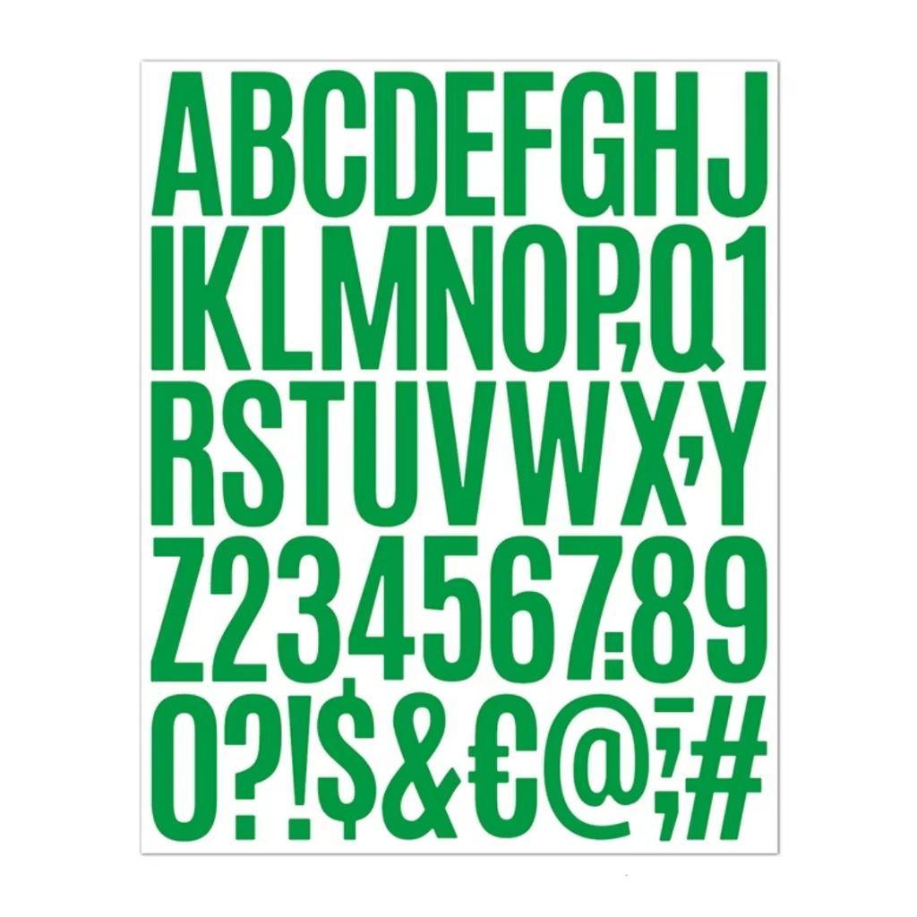 สติ๊กเกอร์ภาษาอังกฤษ สติ๊กเกอร์ตัวอักษร ABC 2นิ้ว สีสด กันน้ำ สติ๊กเกอร์ PVC Alphabet sticker สติ๊กเกอร์ติดป้าย ข้อความ