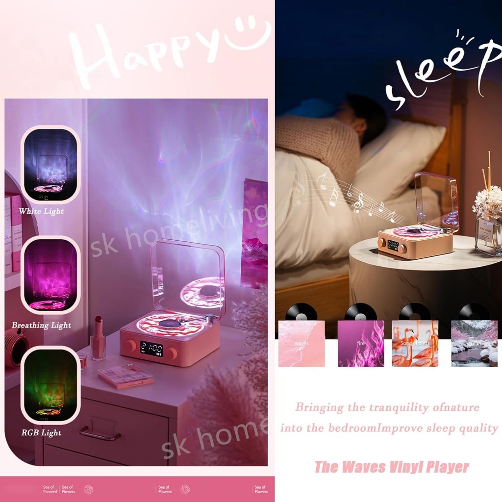 Starfish โคมไฟตั้งโต๊ะ LED ลายคลื่นน้ํา เปลี่ยนสีได้ โรแมนติก แฟชั่น สําหรับตกแต่งบ้าน ไฟกลางคืน ไฟตกแต่งห้อง หรี่แสงได้ - รูปที่ 5