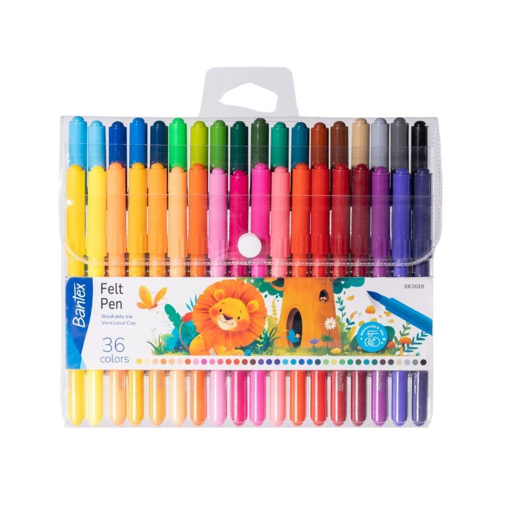 Bantex สีเมจิก ปากกาเมจิกระบายสี มี 3 ขนาด12 / 24 / 36 สี ปากกาสี ปากกาวาดภาพ Magic marker