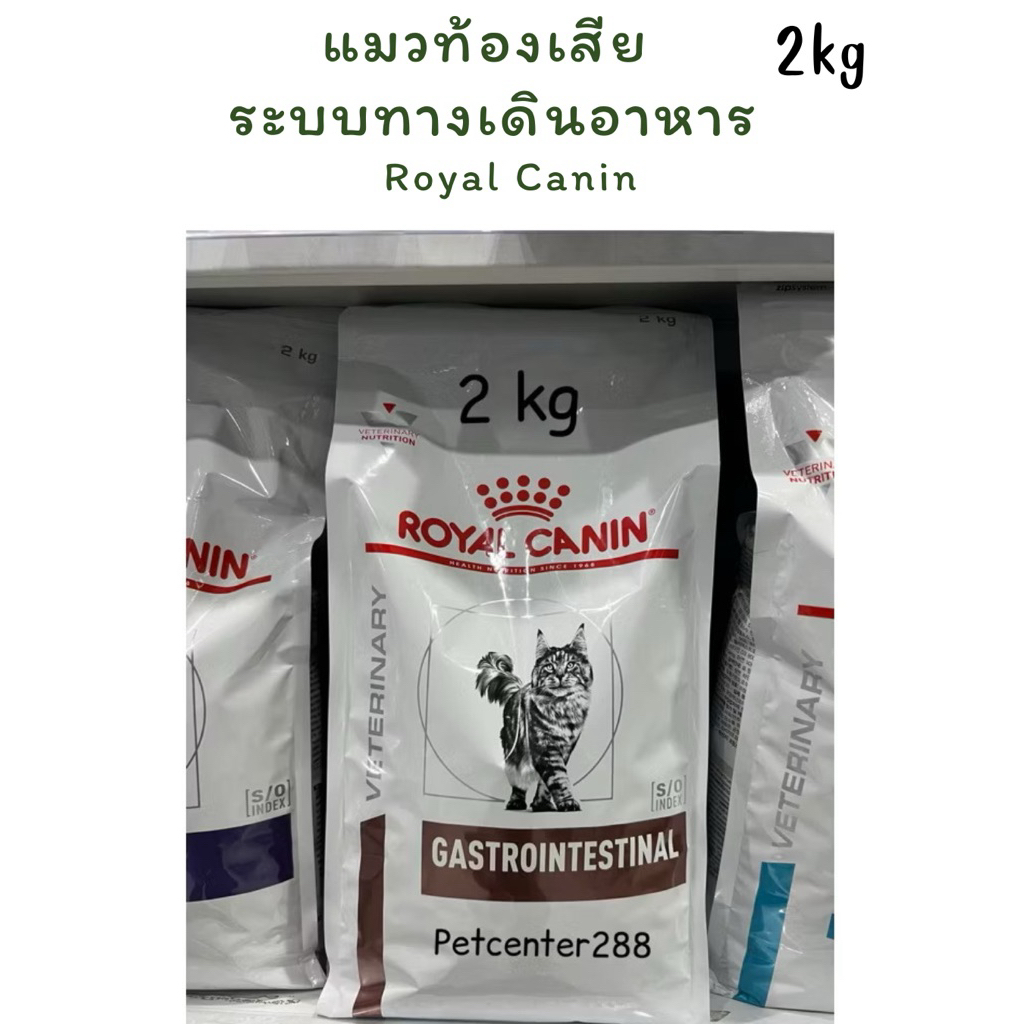 Royal canin Gastrointestinal 2 kg exp27 อาหารสำหรับแมวท้องเสีย