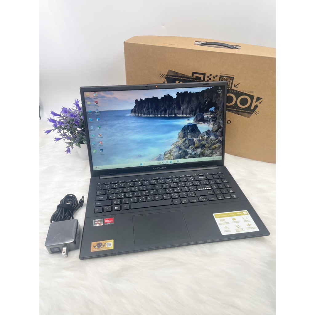 โน๊ตบุ๊ค Asus Vivobook Go 15 รุ่น M1504FA-NJ516W ใหม่มากประกันศูนย์ถัง 18/9/2569