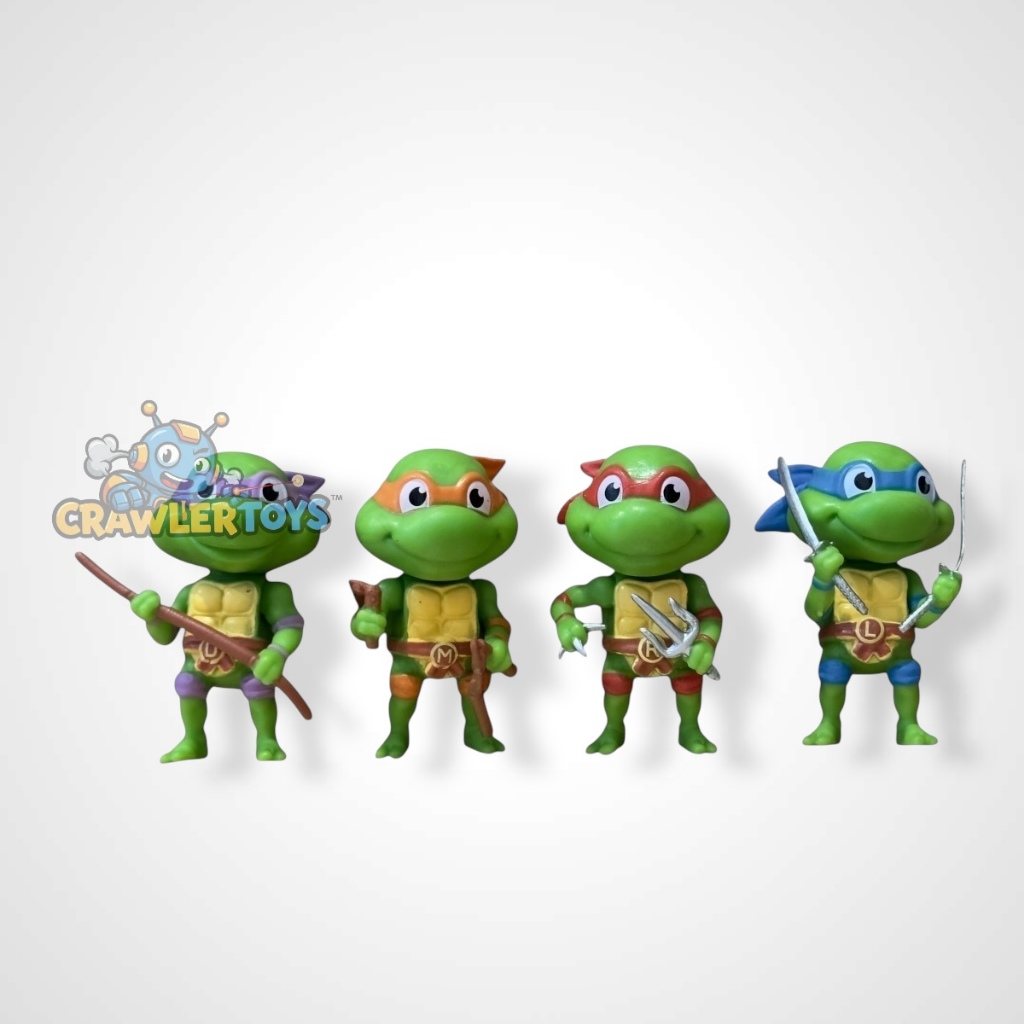 โมเดล เต่านินจา ยกเซ็ท สูง 8-9 ซม. สินค้าพร้อมส่ง Ninja Turtle tall 8-9 CM. สินค้าคุณภาพดี