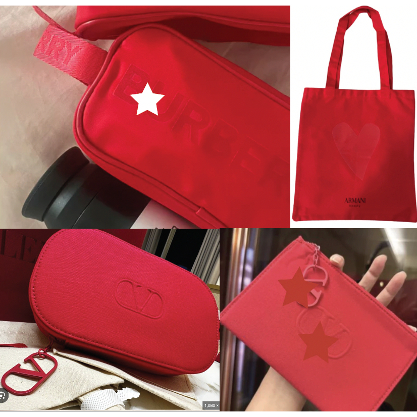 กระเป๋าของแถม เบอเบอรี่ BบRBERRY Toiletry Shaving Travel Gym Pouch W/Pocket or Cosmetic Makeup Bag 8