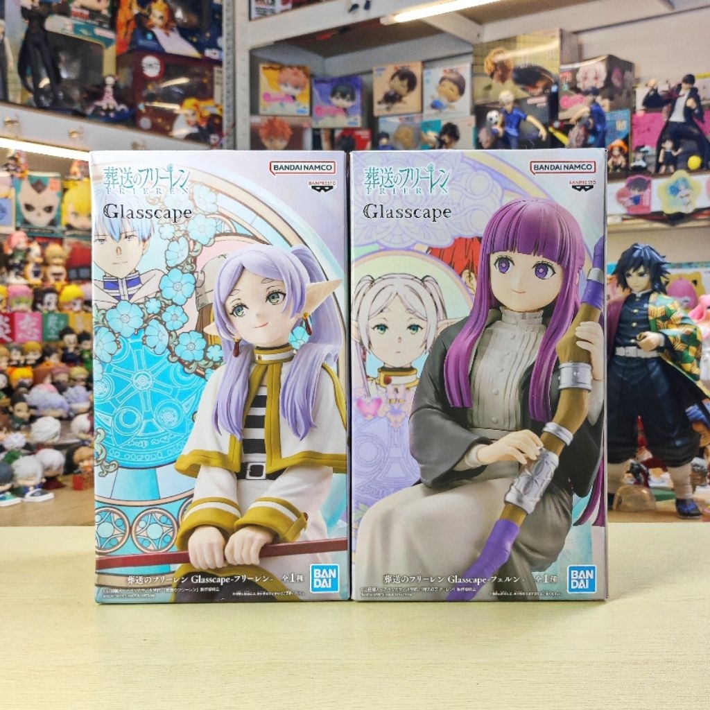 ✨ฟิกเกอร์ Frieren "Sousou on Frieren -Glassscape - Frieren & Fern" Banpresto ลิขสิทธิ์แท้🇯🇵
