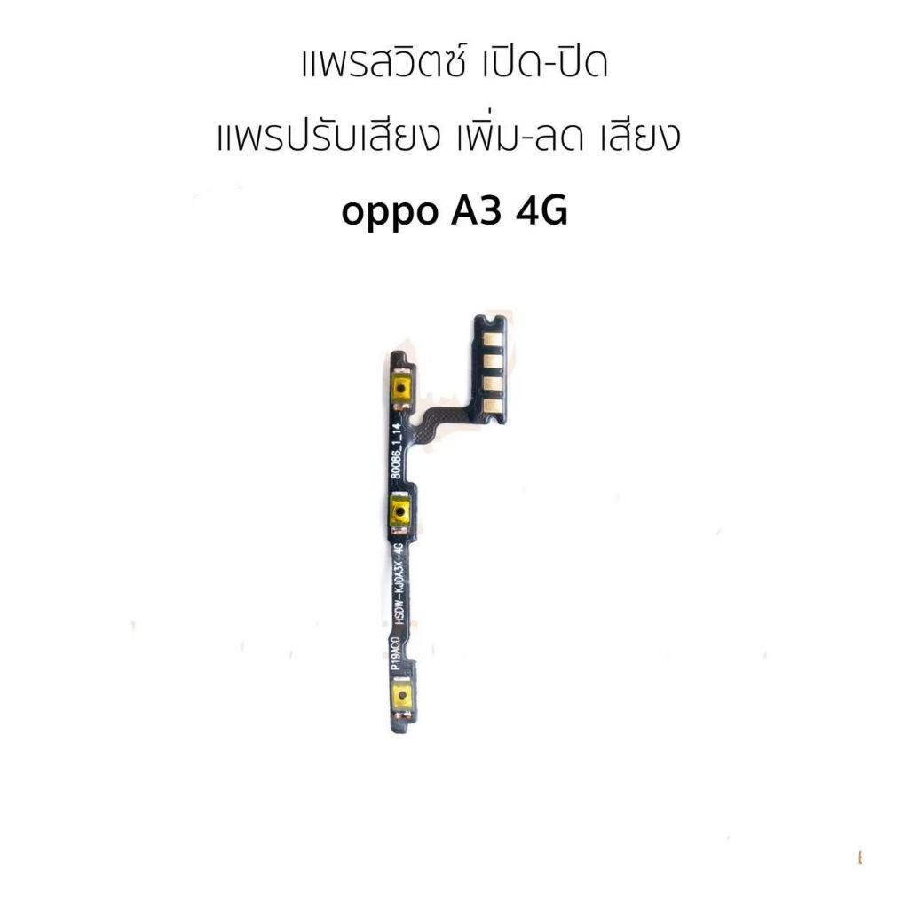 แพสวิตซ์ oppo a3 4G ปุ่มสวิตซ์ oppo a3 4G