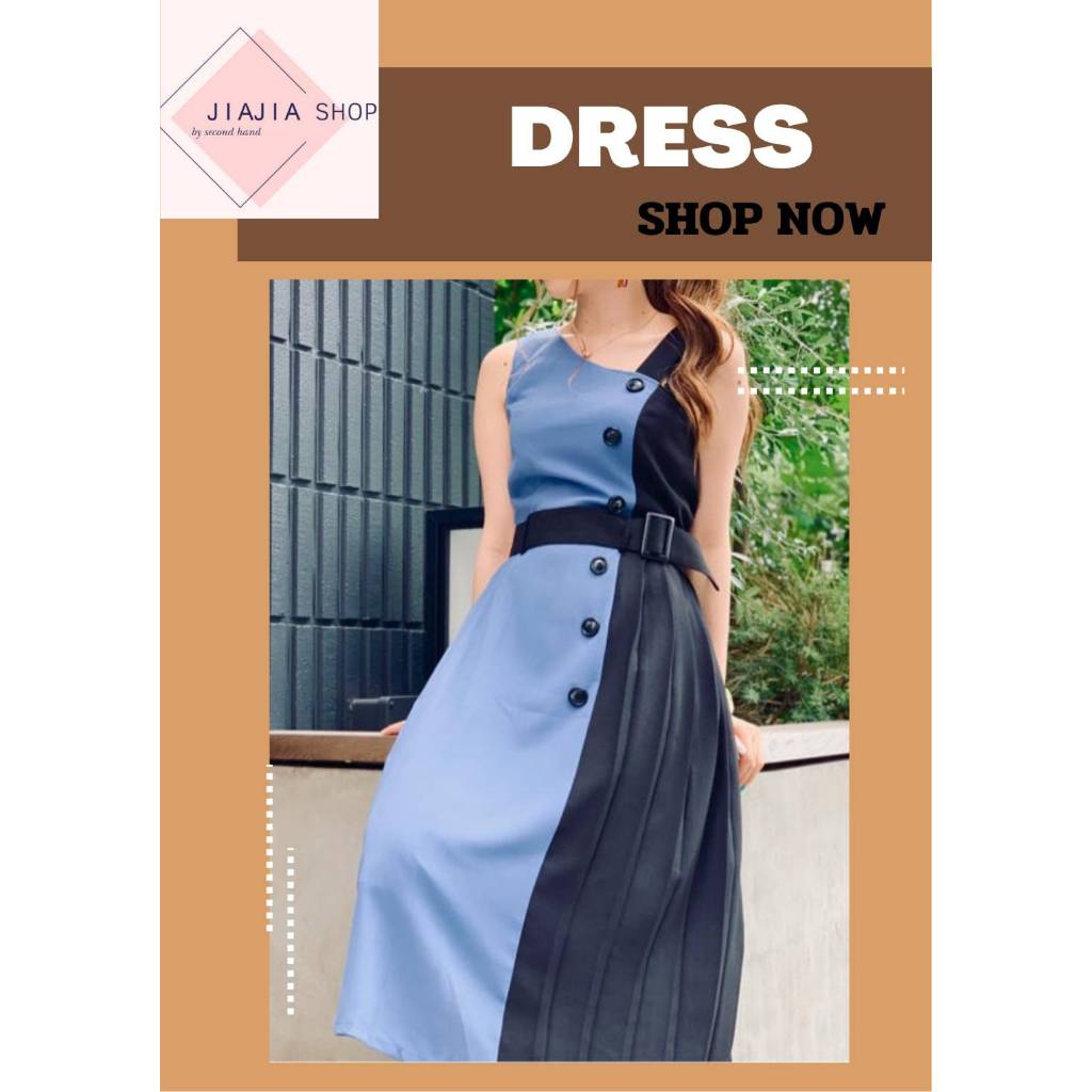 ชุดเดรส 🌿CECIL McBEE🌿   (มือสองงานคัด สภาพใหม่)