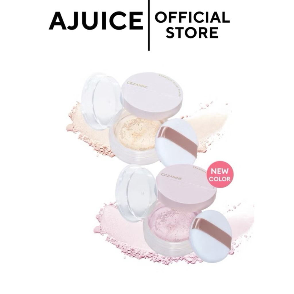 sale‼️หิ้วเองจากญี่ปุ่น💚🇯🇵CEZANNE Seamless Cover Powder แป้งฝุ่นรูปแบบใหม่2สี