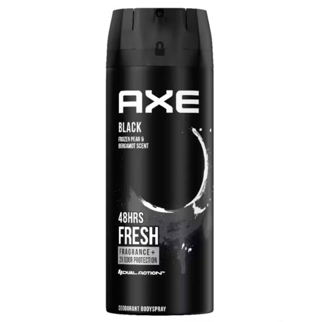 AXE BLACK  แอ็กซ์ ดีโอ บอดี้ สเปรย์  ปริมาณ 135 ml.
