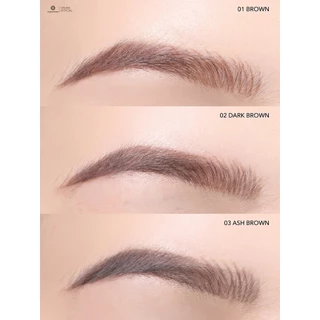 ถูก/แท้/มีไลฟ์ ดินสอเขียนคิ้ว Supermom 2in1 Slim Eyebrow Pencil ซุปเปอร์มัม เขียนคิ้ว เนื้อนุ่ม คิ้วสวย ธรรมชาติ ติดทน