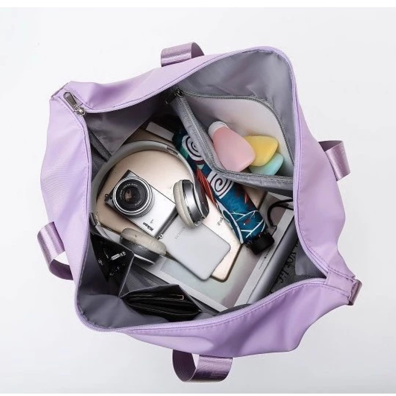 กระเป๋าเดินทาง พับเก็บได้ จุของได้เยอะ พกพาง่าย สะดวก กระเป๋าเดินทางแบบถือ ใบพร้อมส่งจากไทย - 6