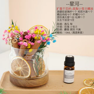 【🌹เครื่องประดับดอกไม้แห้งพืชอโรมาเธอราพี】ห้องน้ําในร่มทําด้วยมือ DIY ของขวัญดิฟฟิวเซอร์ที่ยาวนาน