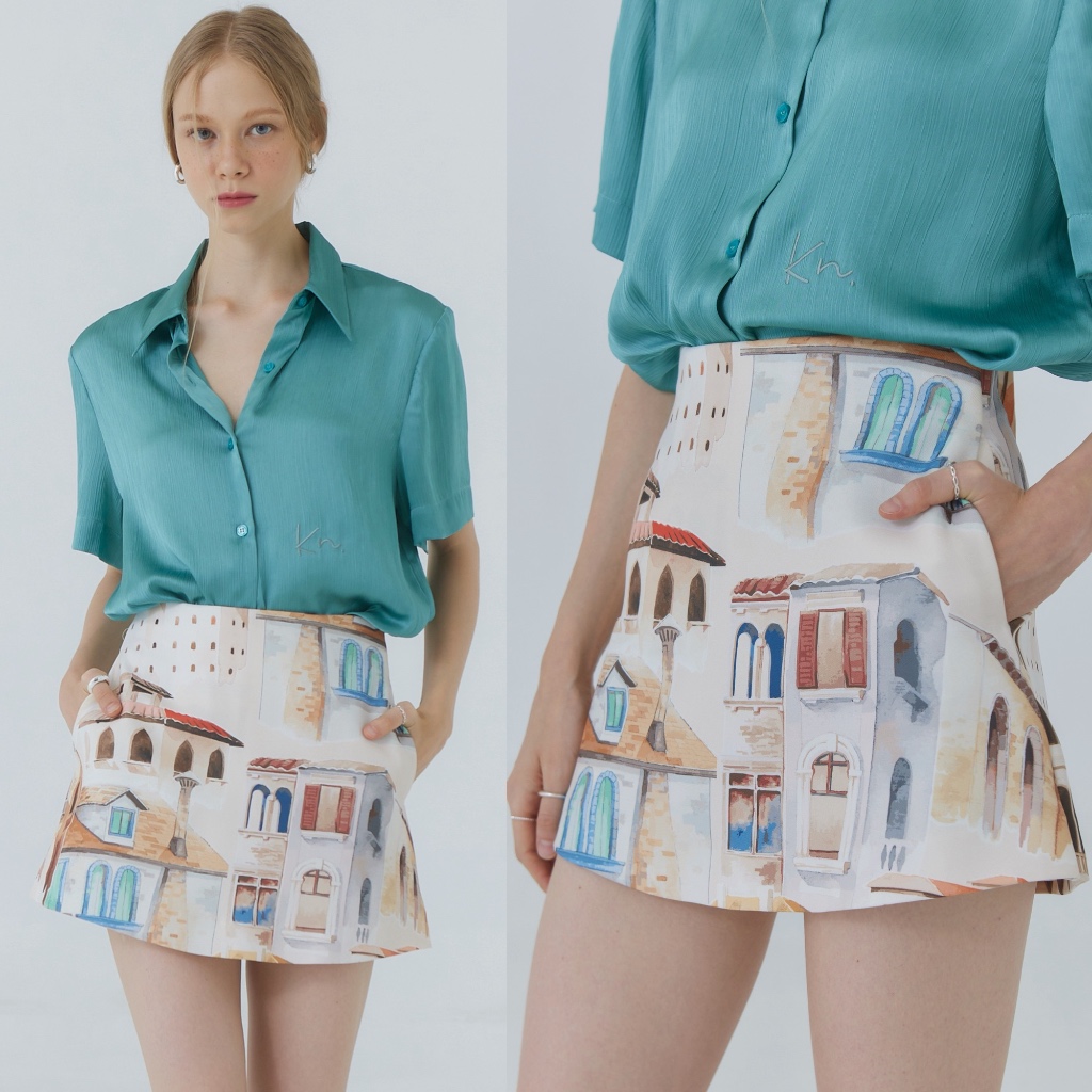 KANNI - GROOVY SKORT กางเกงกระโปรง