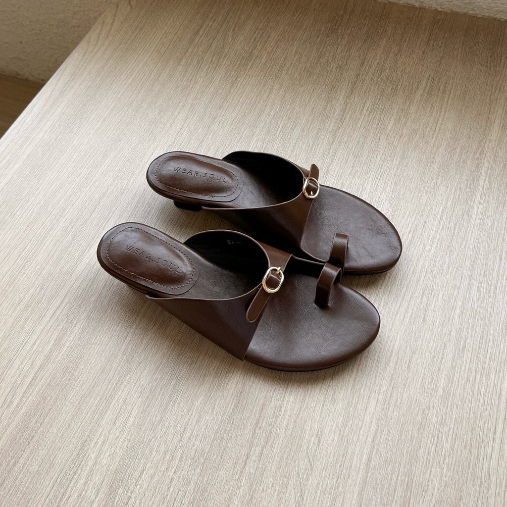 [พร้อมส่ง] WEAR.SOUL #S636-Split Toes Strap Sandals