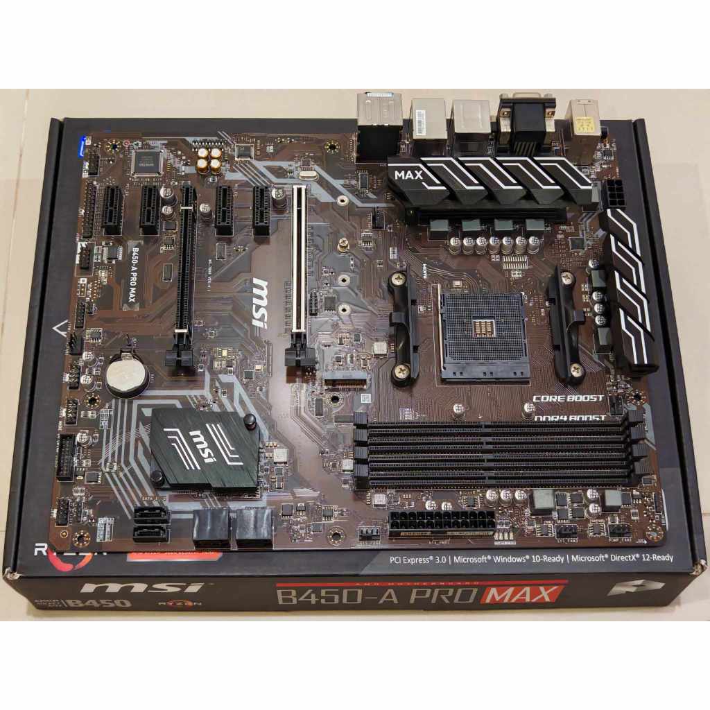 (USED) MAINBOARD MSI B450-A PRO MAX (AM4) DDR4