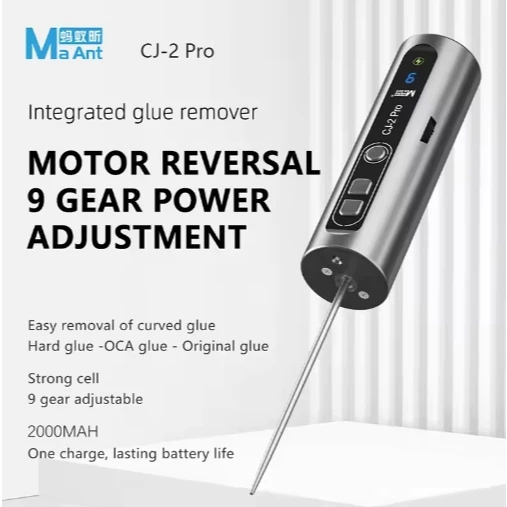 Maant CJ-2Pro เครื่องเจียรไฟฟ้า OCA ปรับได้ 9 ระดับ สําหรับซ่อมแซมหน้าจอโทรศัพท์มือถือ