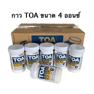 กาวน้ำTOA แพค12ชิ้น สินค้าทำราคาขนาด4ออนส์