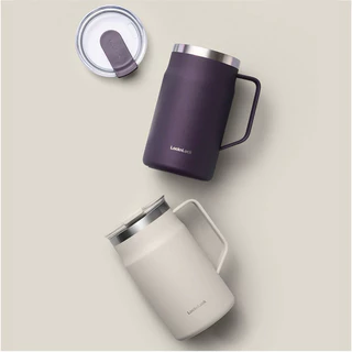 ขอบิลได้ LocknLock แก้วน้ำเก็บความร้อนและความเย็น Metro Mug รุ่น LHC4219 จุ 475 ml