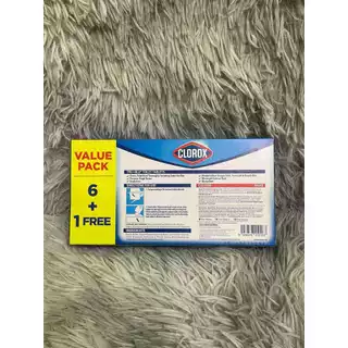{พร้อมส่ง} Clorox ก้อนฟ้าทำความสะอาดชักโครกสีฟ้าสูตรแถบเหลือง 💢CLOROX Toliex Blowl Cleaner