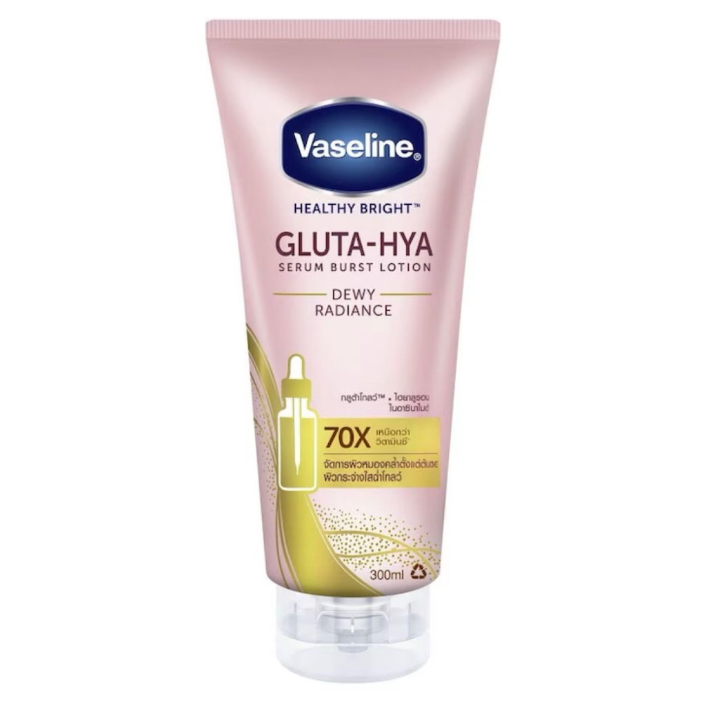 Vaseline Healthy Bright Gluta-Hya Serum Burst Lotion Dewy Radiance 300 ml