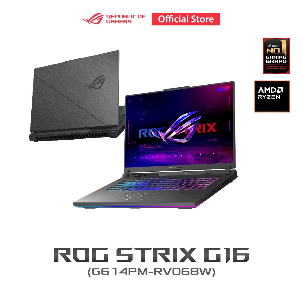 ASUS ROG Strix G16 (G614PM-RV068W) 16" FHD+, AMD R9-8940HX, 32GB, 512GB SSD, RTX5060, W11