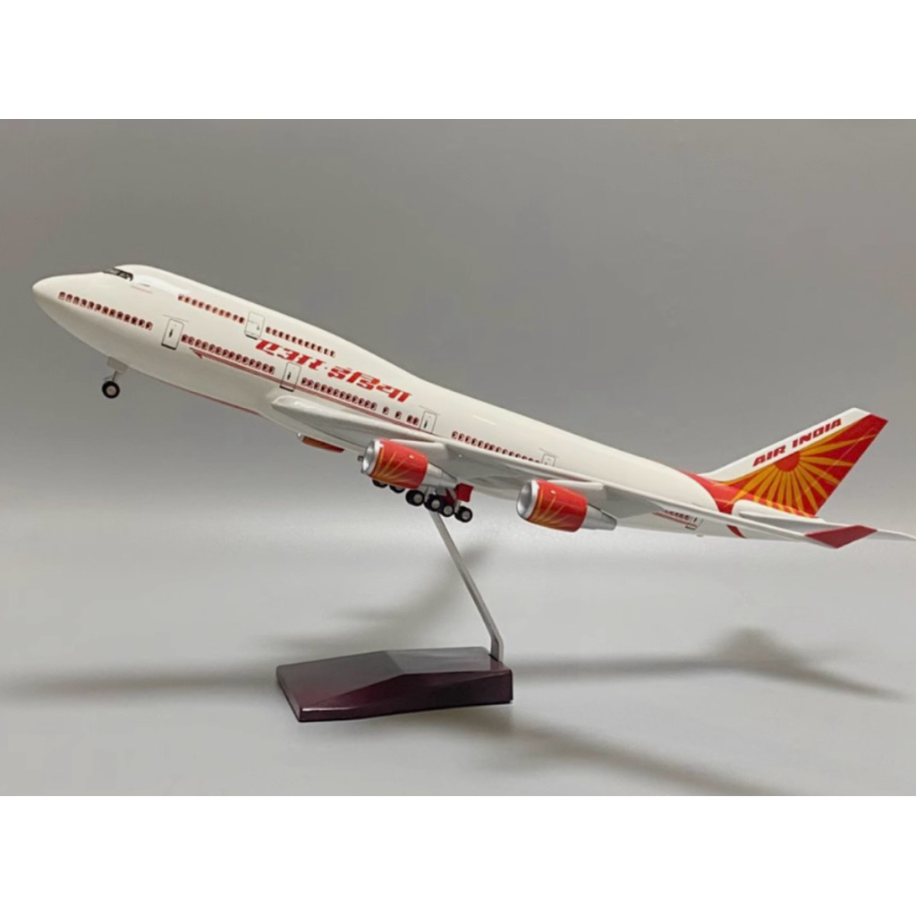 โมเดลเครื่องบินเหล็ก ขนาด 1:160 แอร์อินเดีย โบอิ้ง B747 (Air India Boeing B747)