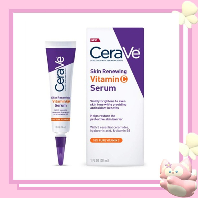 📌โลชั่นวิตามินซีเอสเซ้นส์ Cerave Skin Renewing Vitamin C Serum 30m