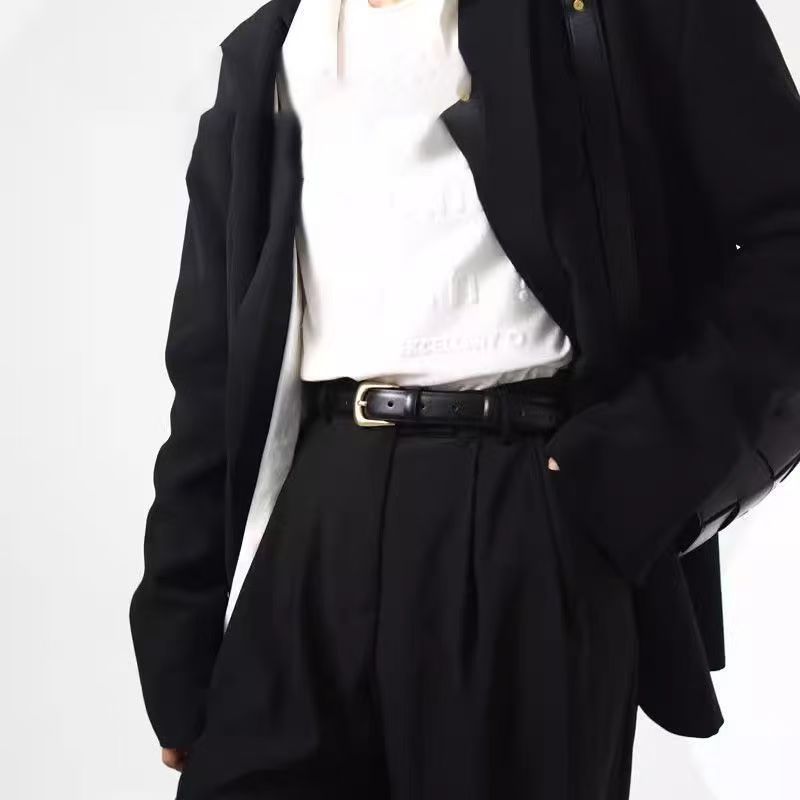 【จัดส่งจากกรุงเทพฯ】เข็มขัดผู้หญิง หัวเข็มขัดโลหะ โลหะผสมคุณภาพสูง เหมาะกับรอบเอว 22-34 เข็มขัดผู้หญิง หัวเข็มขัดโลหะผสมค - รูปที่ 2