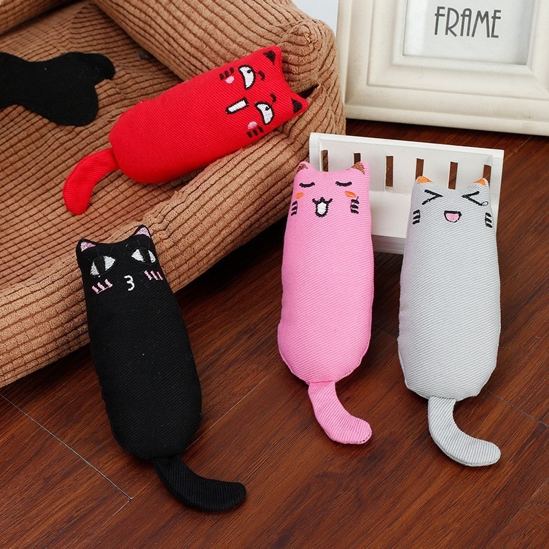Catnip ของเล่นแมว สอดไส้แคทนิป ทำให้น้องแมวอารมณ์ดี 16ซม ตุ๊กตาแมว แคทนิป วัสดุคุณภาพดี ทนการกัดแทะ