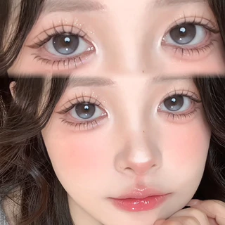 Mill Creek【New💨💨】คอนแทคเลนส์สีอ่อนน้ำตาลธรรมชาติชมพู ใส ชุ่มชื้น สบายตัว 2pcs