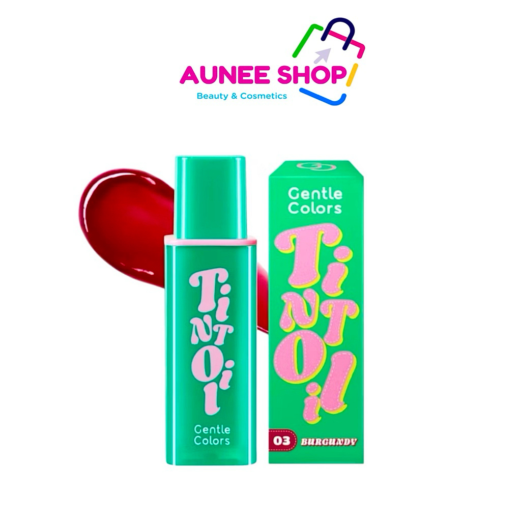 ส่งฟรี/มีไลฟ์  (ชิ้น)Gentle Colors Tint Oil 4.5g ลิปทินท์ออยล์ สีชัดติดทน ฉ่ำโกลวแบบออยล์ เนื้อเบาสบายปาก