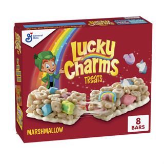 Lucky Charms Marshmallow Treat Bar ลัคกี้ ชาร์ม บาร์ 24g x 8…